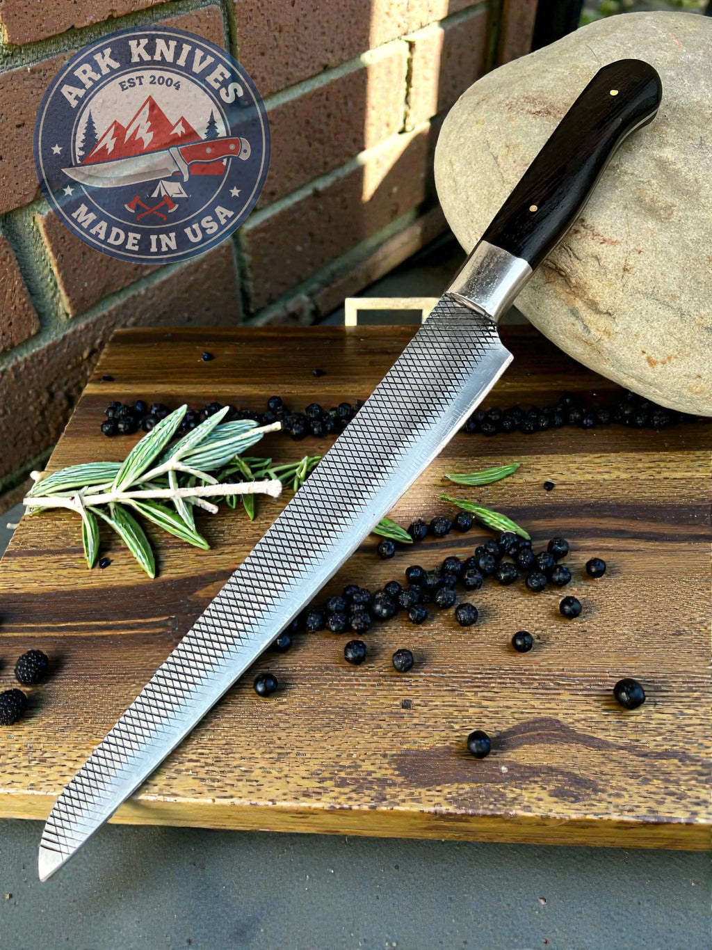 Ark Knives Custom 10" Farrier's Rasp Slicing Knife